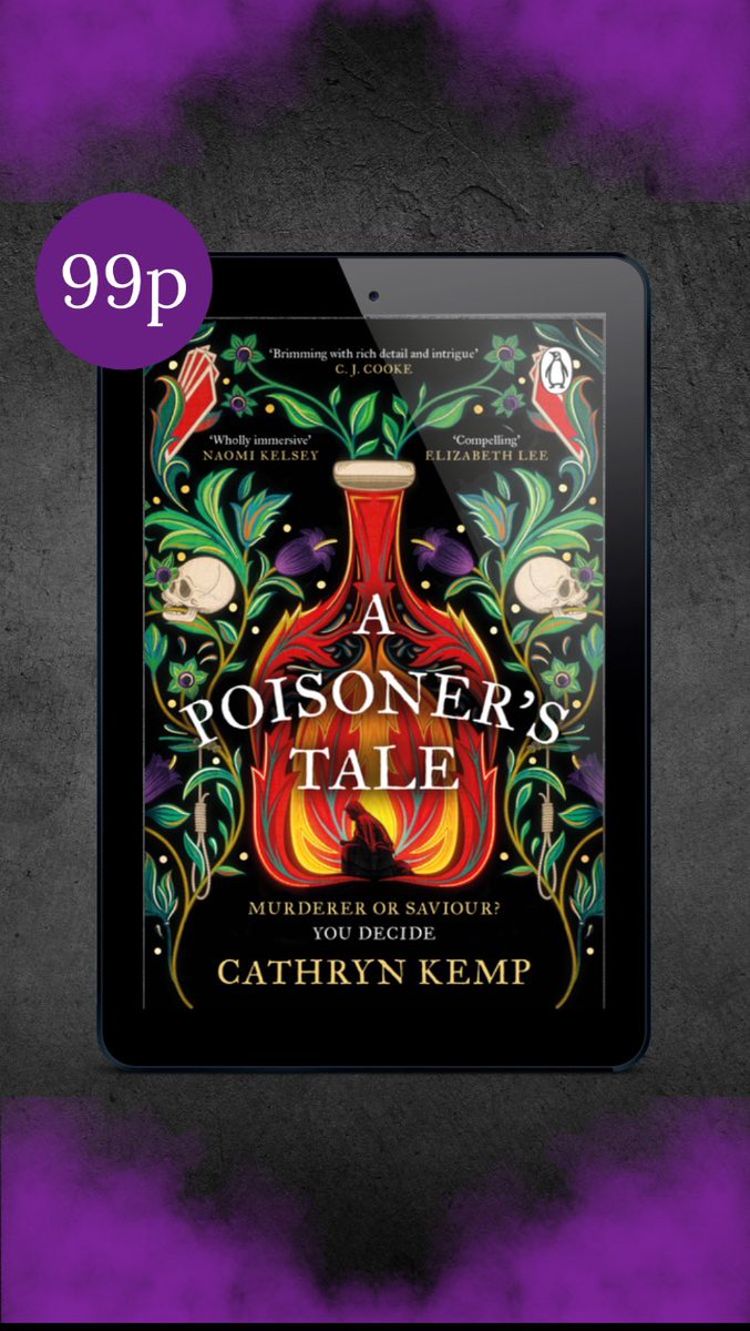 ✨✨ 99p on Kindle! ✨✨
For the whole of March, #APOISONERSTALE is a #kindle monthly  deal- discover history’s darkest female, Giulia Tofana. Purveyor of undetectable poison, #AquaTofana, which may have killed 1000 men in C17th Rome …#BookTwitter ☠️🔥🥀 #kindledeal