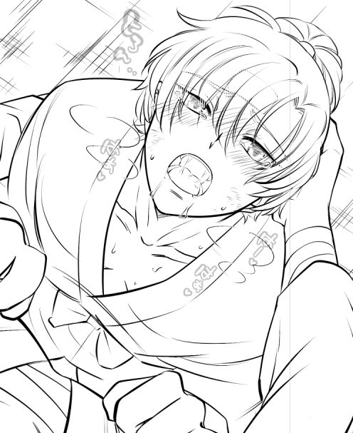 原稿wip 描くの遅くて……… 