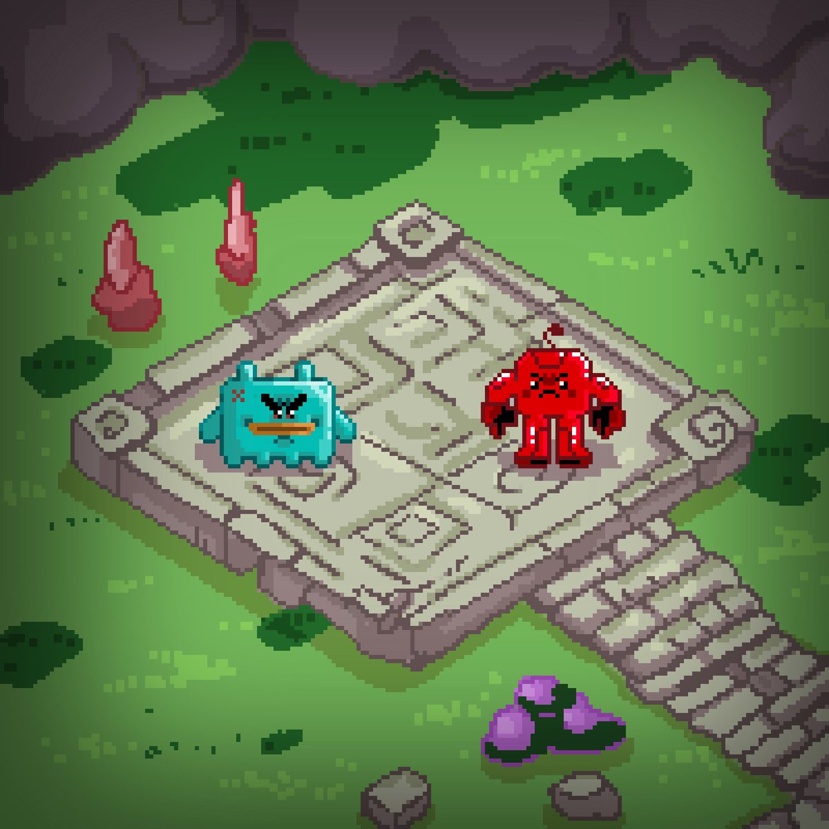 When pets meet, a new story begins 🎪​​​​​​​​​​​​​​​​

Who makes the first move?