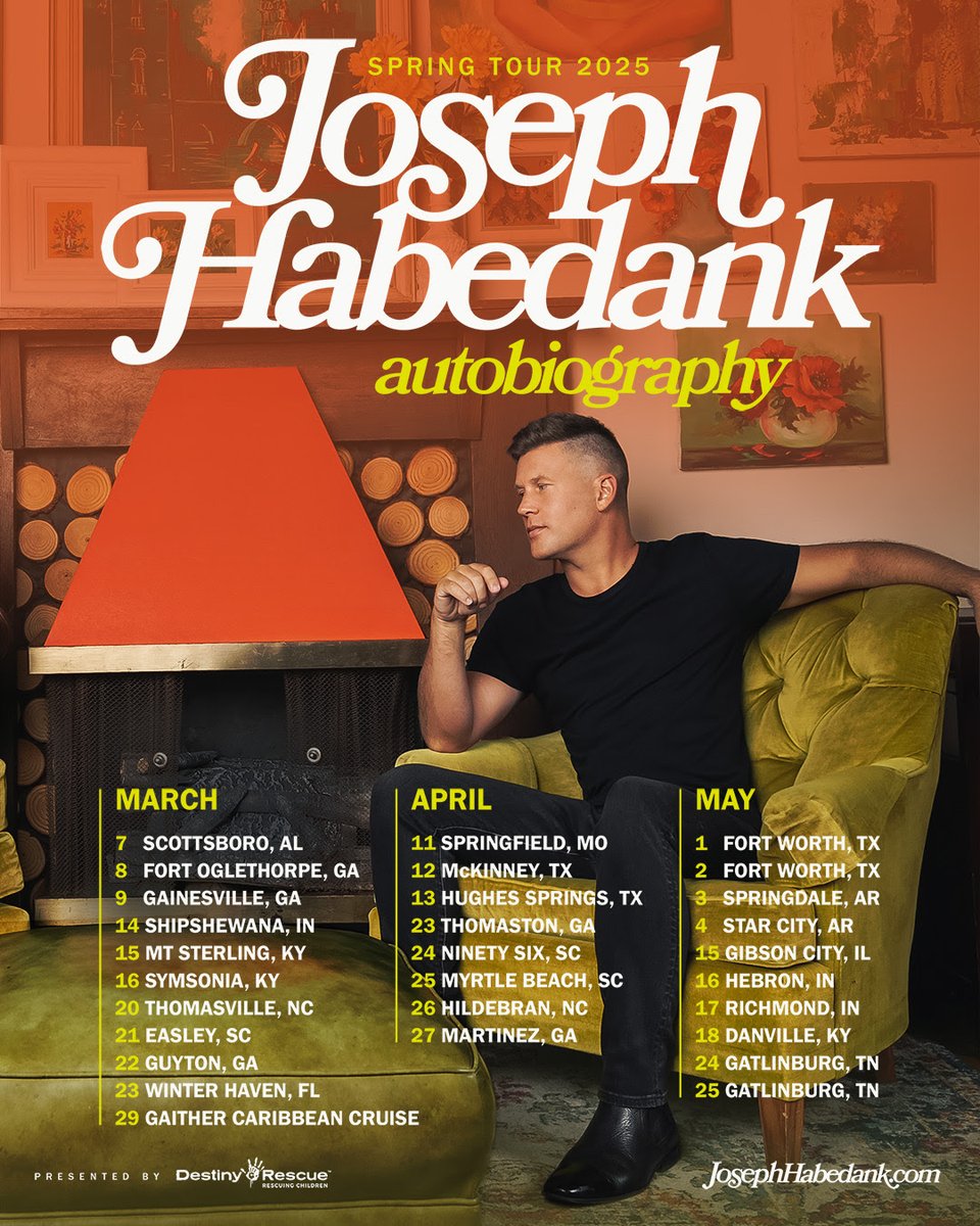 Joseph Habedank Announces Spring Tour 2025
thechristianbeat.org/joseph-habedan… <a href="/JosephHabedank/">Joseph Habedank</a>