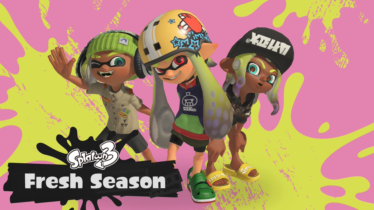 The 2025 Spring Fresh Season starts today!

There's also rumors of a Big Run at Inkblot Art Academy later this month. All signs are pointing to an appearance from the Triumvirate, so prepare yourself for a big push from the Salmonids!