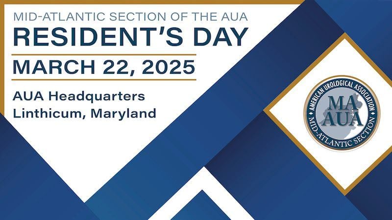 Don't forget to register for #MAAUA Resident's Day! Join us on March 22, 2025 at AUA Headquarters in Linthicum, Maryland.

Learn More + Secure Your Spot: buff.ly/48BfEsP 

View the Agenda: buff.ly/4jMRCkJ 

#MAResidentsDay #urology #AUA