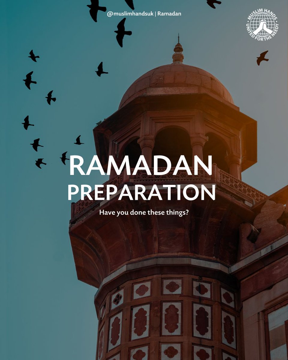 muslimhandsuk's tweet photo. Have you prepared spiritually, physically, and emotionally for Ramadan? ๐ค
May Allah allow us to reach Ramadan and make the most of every moment. Ameen! ๐๐ค
#RamadanPrep #SpiritualGrowth #RamadanReady https://t.co/Y55O2Y7G5t