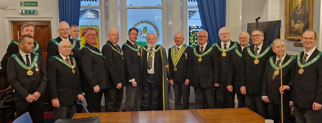 The Consecrating Team of Universal Council No 286
<a href="/AMD_London/">AMD London</a> 
<a href="/MarkMasonsHall/">Mark Masons' Hall</a>