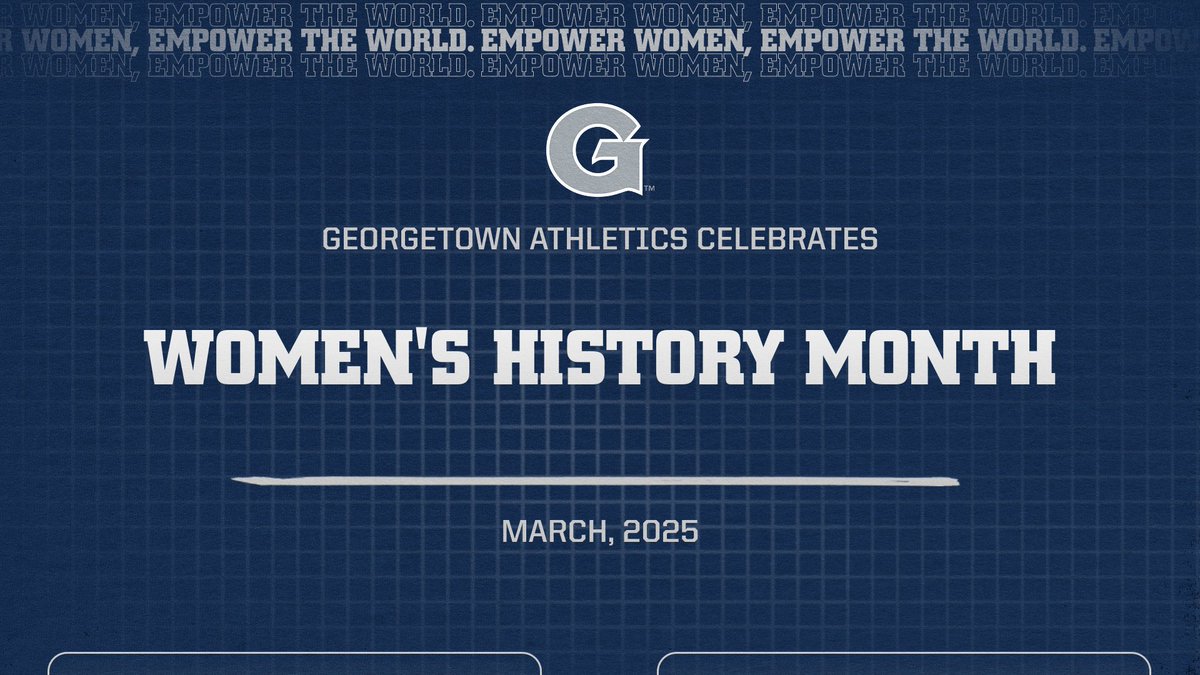 This March, we honor, celebrate and recognize the many Hoya women, past and present, who have paved the way for future generations.

#HoyaSaxa #WomensHistoryMonth