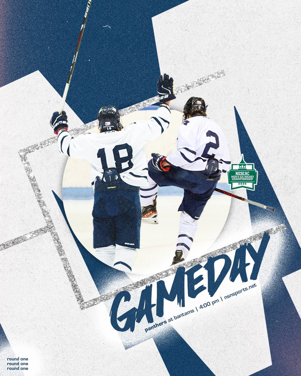 QUARTERFINAL GAMEDAY
The Cats are on the road at Trinity in the first round of NESCAC playoffs. 

📍Hartford, CT
⏰4:00pm
📺NSNsports.net