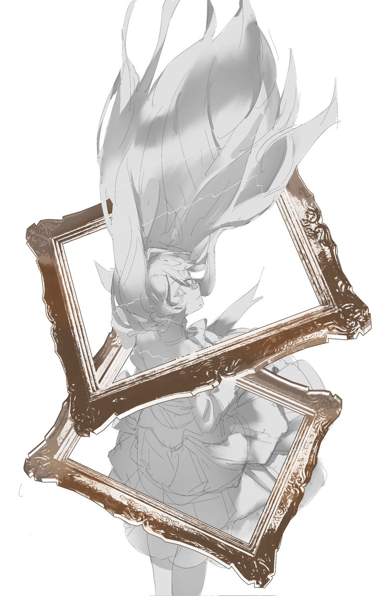 sketch(color)&amp;sketch（composition)
#arcanefanart
#arcaea #arcaea_art