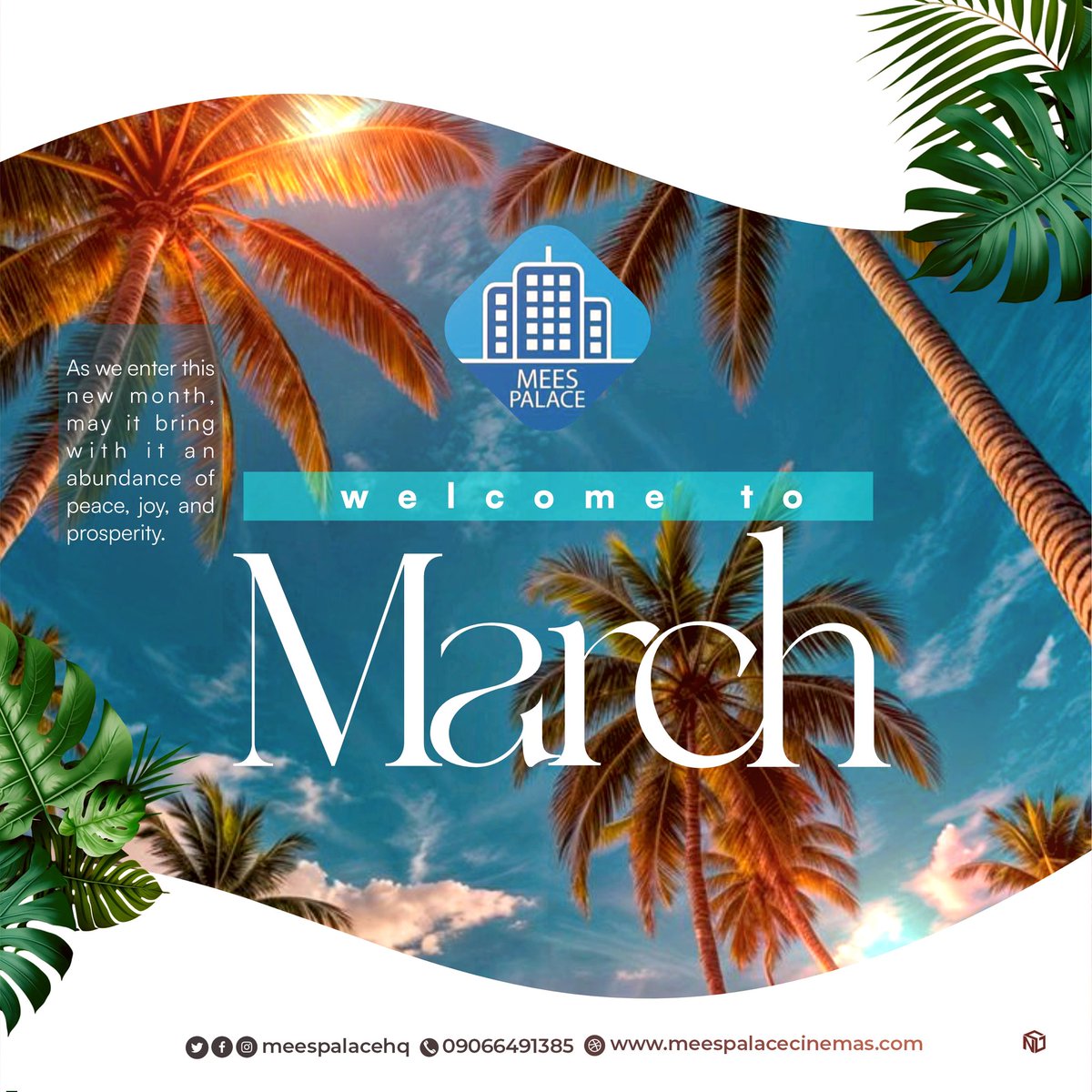 MeesPalaceHQ's tweet image. Hello, March! 🌸🎬🍹
New month, new vibes at Mees Palace! Enjoy blockbuster movies, tasty bites, refreshing cocktails, and fun arcade moments. Let’s make it unforgettable!
#MeesPalace #MarchVibes #Cinema #Lounge #Arcade