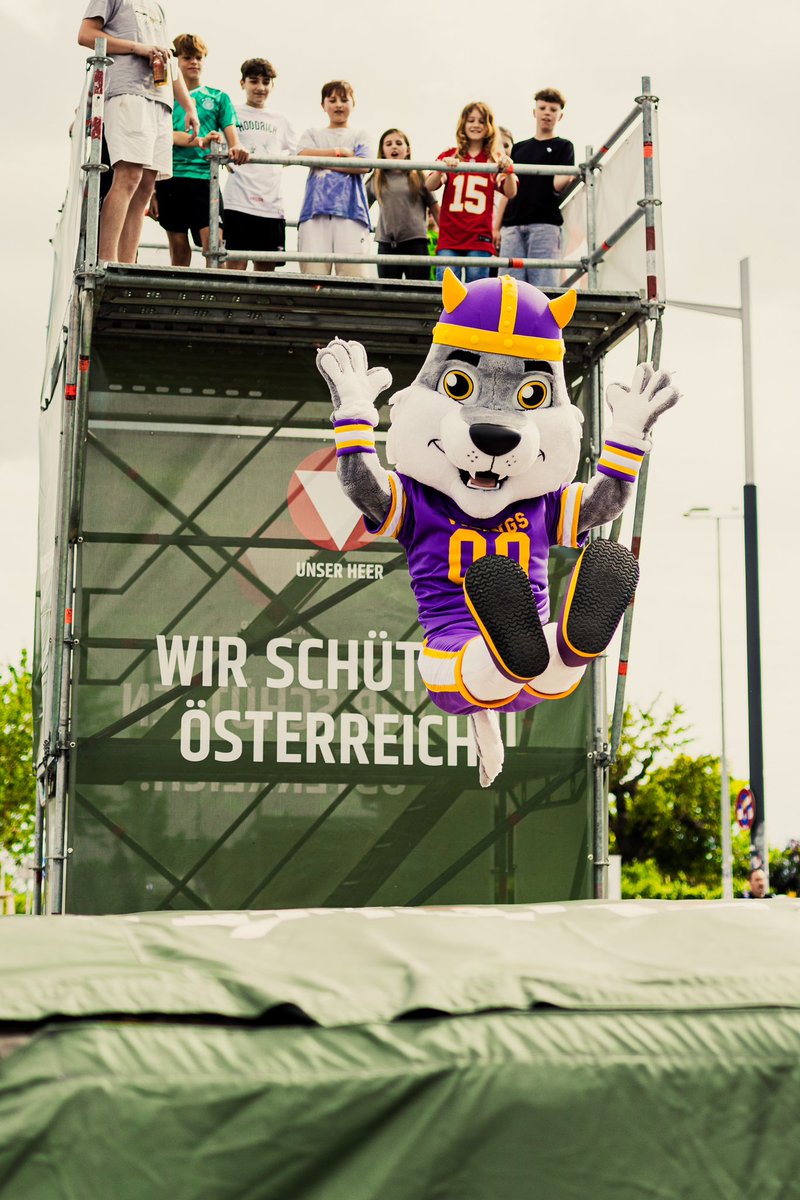 ViennaVikings's tweet photo. Safe to say, Loki is qualifying for the most fearless mascott in the league.💜🐺
Who is ready to have some #PreGameFun with Loki in 2025?
#PurpleReign #ViennaVikings
📸 @Los_Sperlos @ELF_Official https://t.co/8R3BmKbHYQ