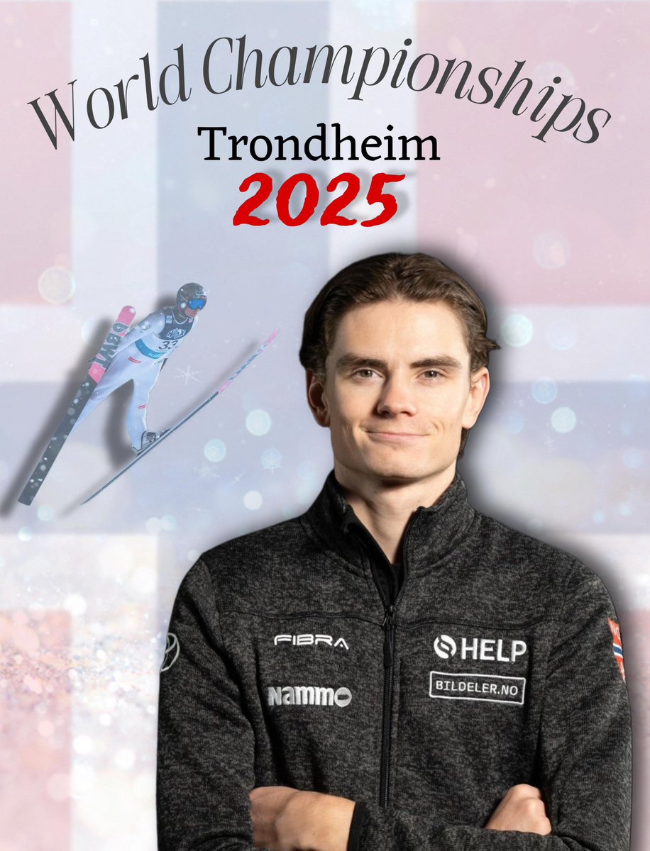 TeamLindvik's tweet photo. Let’s start into the World Championships with the normal hill 🔥🇳🇴

It’s qualification day in Trondheim and I will keep my fingers crossed for you as always!
Best of luck, you got this, @MariusLindvik 💪🏽 https://t.co/doSDZ5NJg1