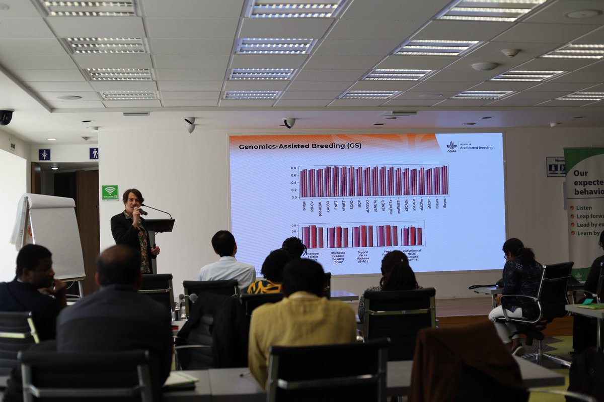 Solving today's &amp; tomorrow's challenges today with hybrid tools—causal AI &amp; bioeconomic modeling.Impact comes from new products, platforms &amp; capacity building. Bioeconomic models take time but are key to interdisciplinary research.<a href="/MaxwellMkondiwa/">Maxwell Mkondiwa</a> <a href="/AdeethCariappa/">A. G. Adeeth Cariappa</a> #SIW2025 <a href="/CIMMYT/">CIMMYT</a>