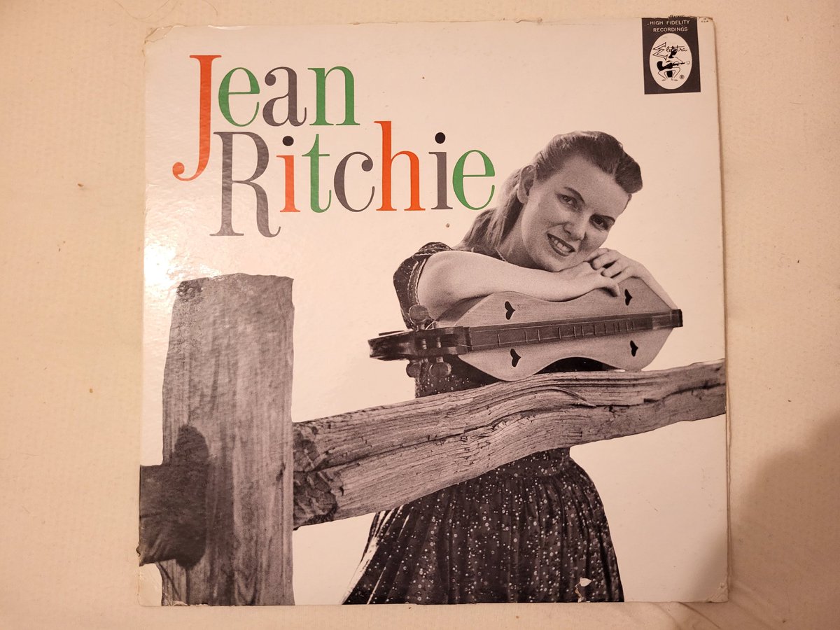 Jean Ritchie - Songs from her Kentucky Mountain Family. Had a trackman a compilation CD and been looking for this ever since. 
Original Elektra issue ( mono)
#chazza