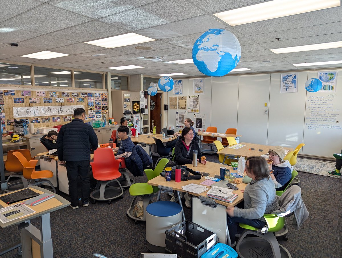 FranseeTech's tweet image. Final preparations underway for the 2025 Oakland County Regional Science Olympiad at Detroit County Day!  Good luck Centennial!