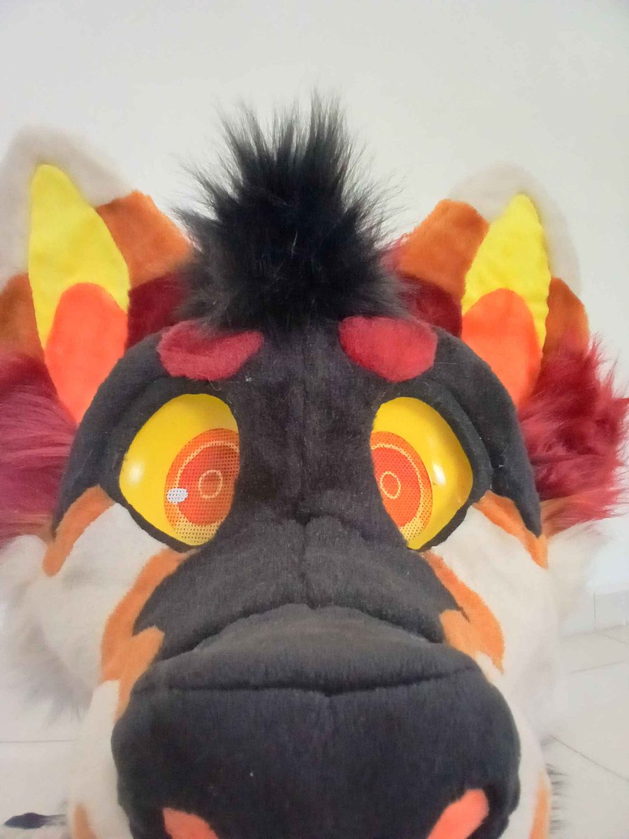 KokoCritters's tweet image. mini partial that I finished recently, the head base is from a few years ago and repairs were made