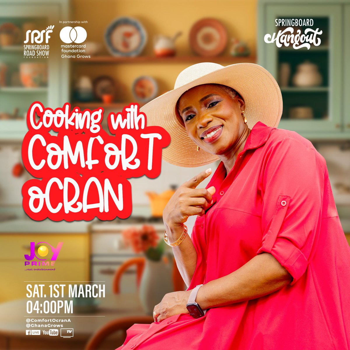 GhanaGrows's tweet image. Two teams are battling it out in the kitchen today on #SpringboardHangout today! Don&apos;t miss out!

#SpringboardHangout