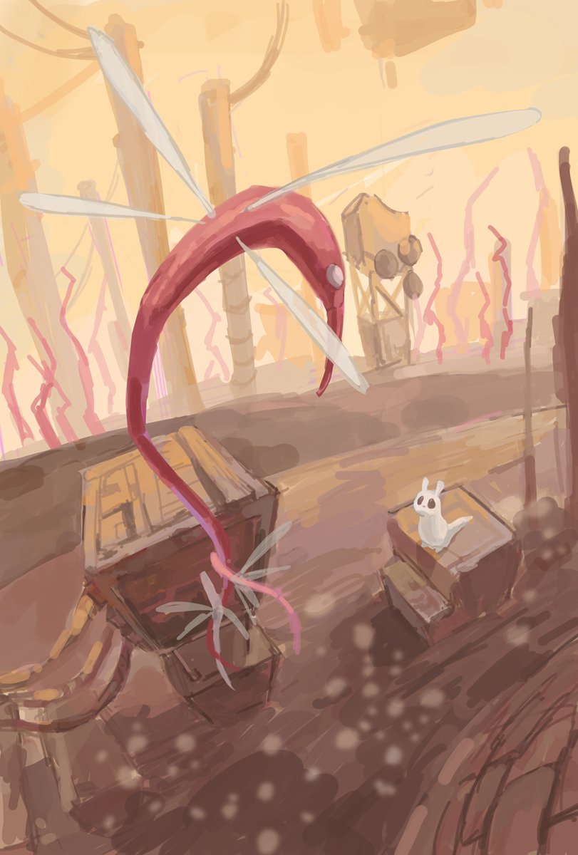 peeeet_0's tweet image. #RWArtMonth
1 noodle flies