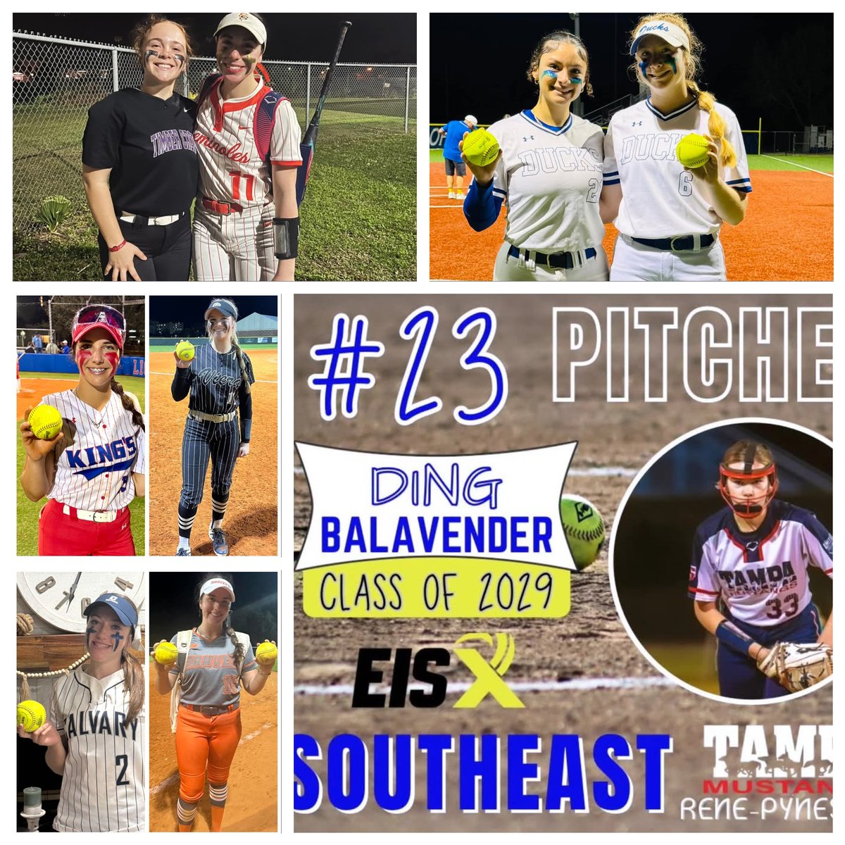Congratulations to my Tampa Mustang Sisters as they started off their high school season hitting BOMBS left and right 💣💣 Shout out to big Sis Ding getting ranked in the Southeast as a pitcher. She pitched amazing playing way up against the top 16u teams in the nation. I can't