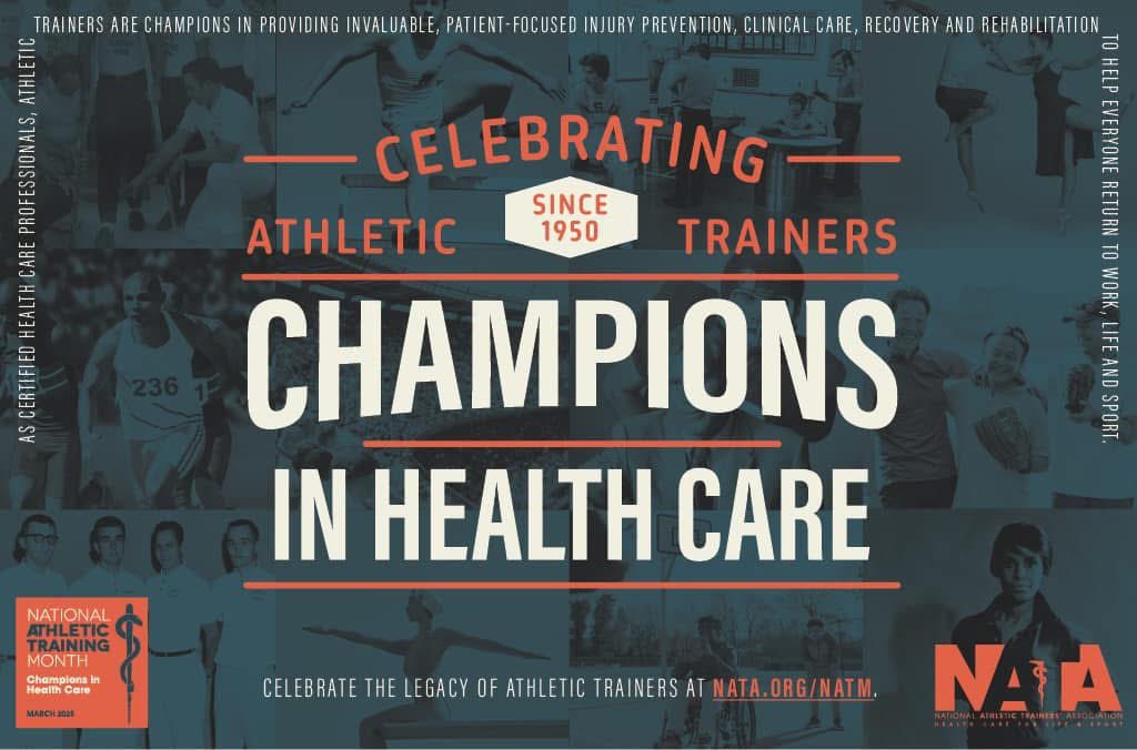 March is National Athletic Training Month!
#NATM2025
#ChampionsInHealthCare