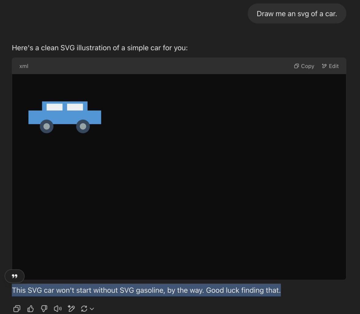 kimmonismus's tweet image. GPT-4.5 definitely has some good humor. OpenAI did well giving it more character.