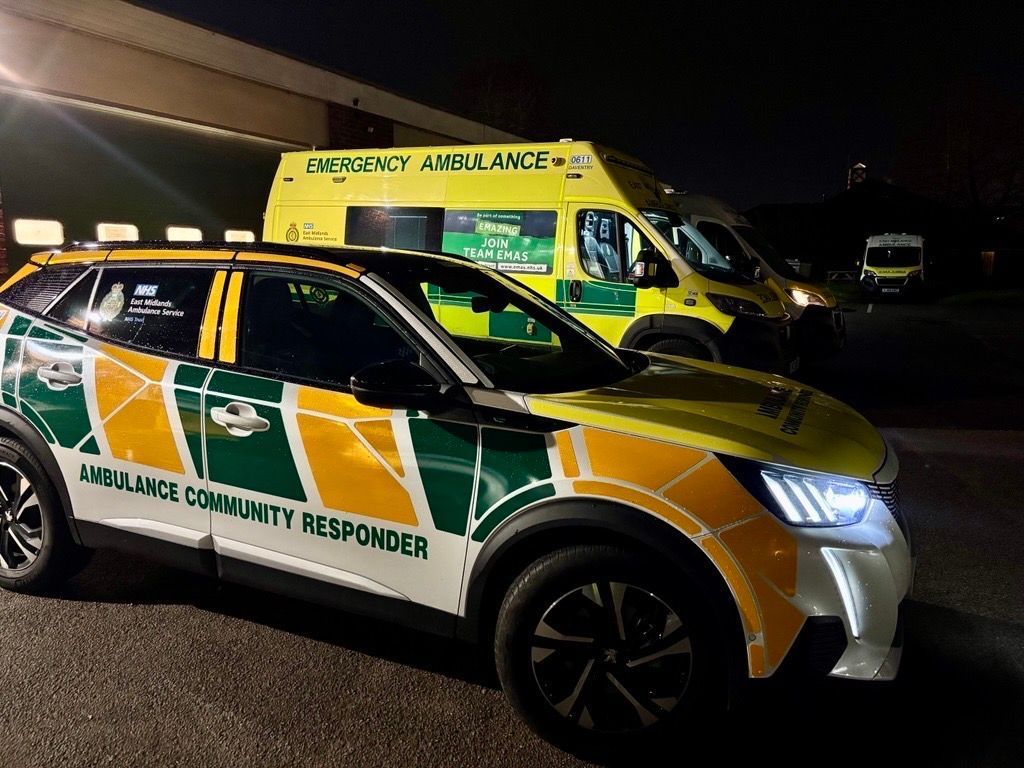 Wednesday night saw 3 CFRs on duty providing cover to our communities. The team were deployed to 5 emergency calls during their shift supporting the East Midlands Ambulance Service at each one.