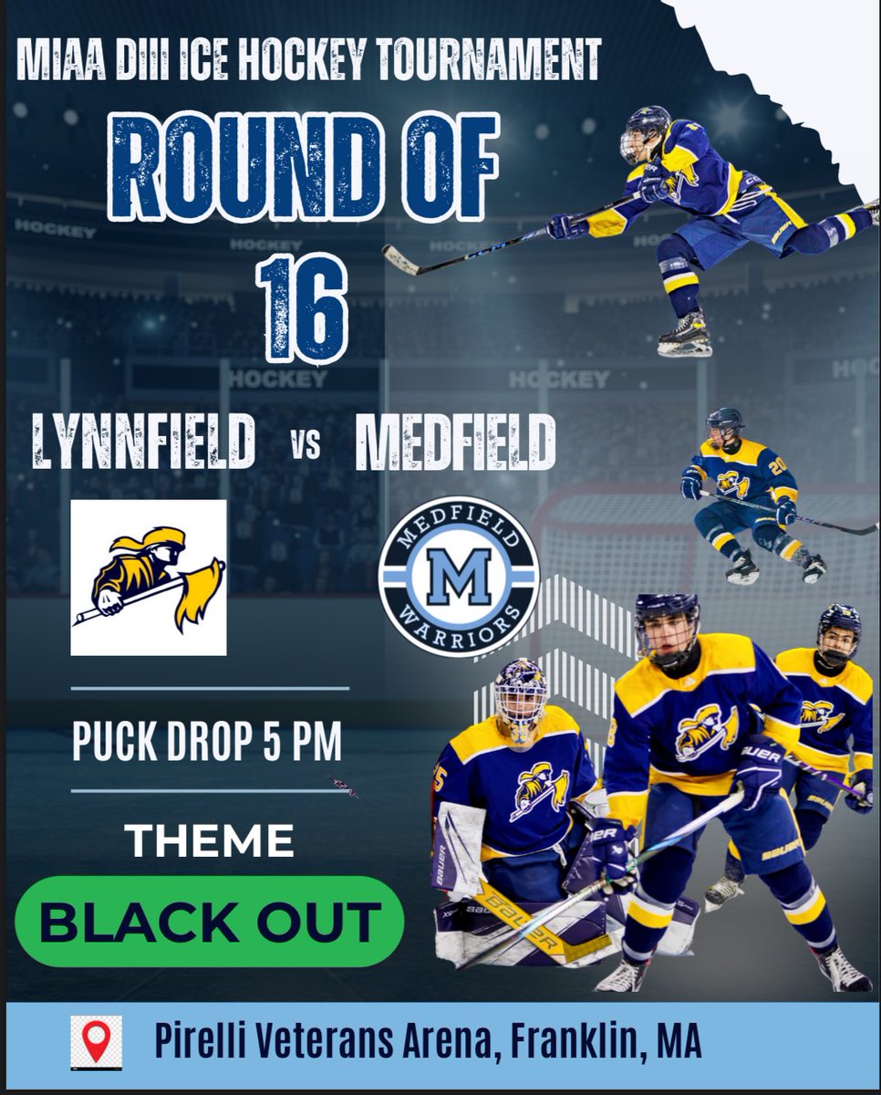 Game day!  Make sure your tickets are purchased using go fan! 

<a href="/GlobeSchools/">Boston Globe Schools</a> <a href="/bostonherald/">Boston Herald</a> <a href="/camkerry7/">Cam Kerry</a> <a href="/T_Mulherin/">Tom Mulherin</a> <a href="/itemlive/">The Daily Item</a> <a href="/MassHSHockey/">MassHSHockey</a> <a href="/MassNZ/">MassNZ</a> <a href="/HNIBonline/">Hockey Night</a>