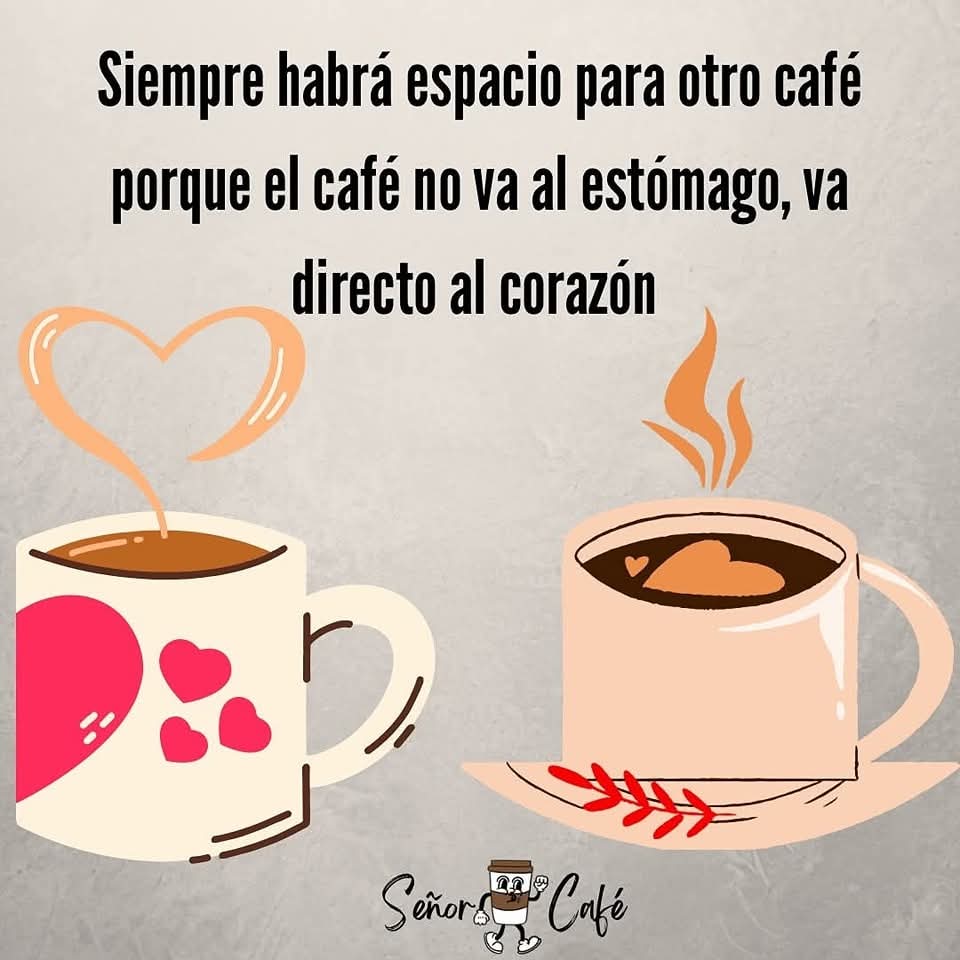 Así es ❤️
Buenos días! Cafécito? ☕ ☕