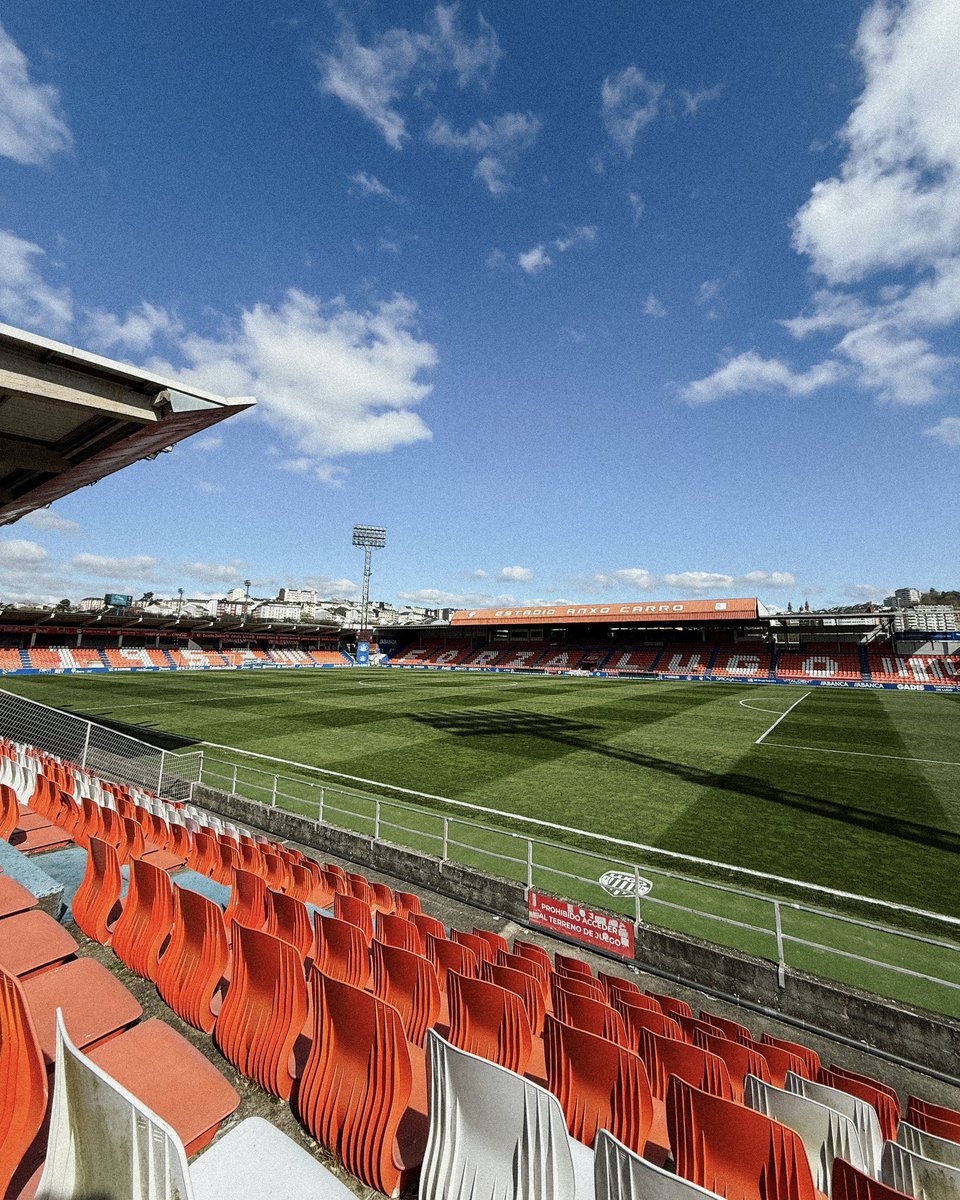 🏟️ O Anxo Carro, listo para a batalla desta tarde! 

🔜 #LugoTarazona

#ForzaLugo