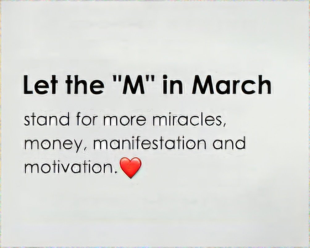 🏵 𝗛𝗮𝗽𝗽𝘆 𝗳𝗶𝗿𝘀𝘁 𝗼𝗳 𝗠𝗮𝗿𝗰𝗵! 🏵 

I'm adding mindfulness and meditation to the mix, as well as meaningful connections and many marvellous memories to be made. ✨️🫶

#newmonth #hellomarch