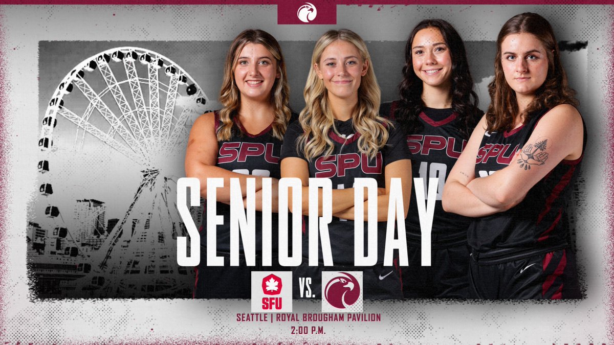 It's Senior Day!

🆚 | Simon Fraser
🕑 | 2 p.m.
📍 | Seattle
🏟️ | Royal Brougham Pavilion
🎟️ | tinyurl.com/542vvvby
📊 | tinyurl.com/ytxzbe56
📺 | tinyurl.com/255dk2r9

#GoFalcons