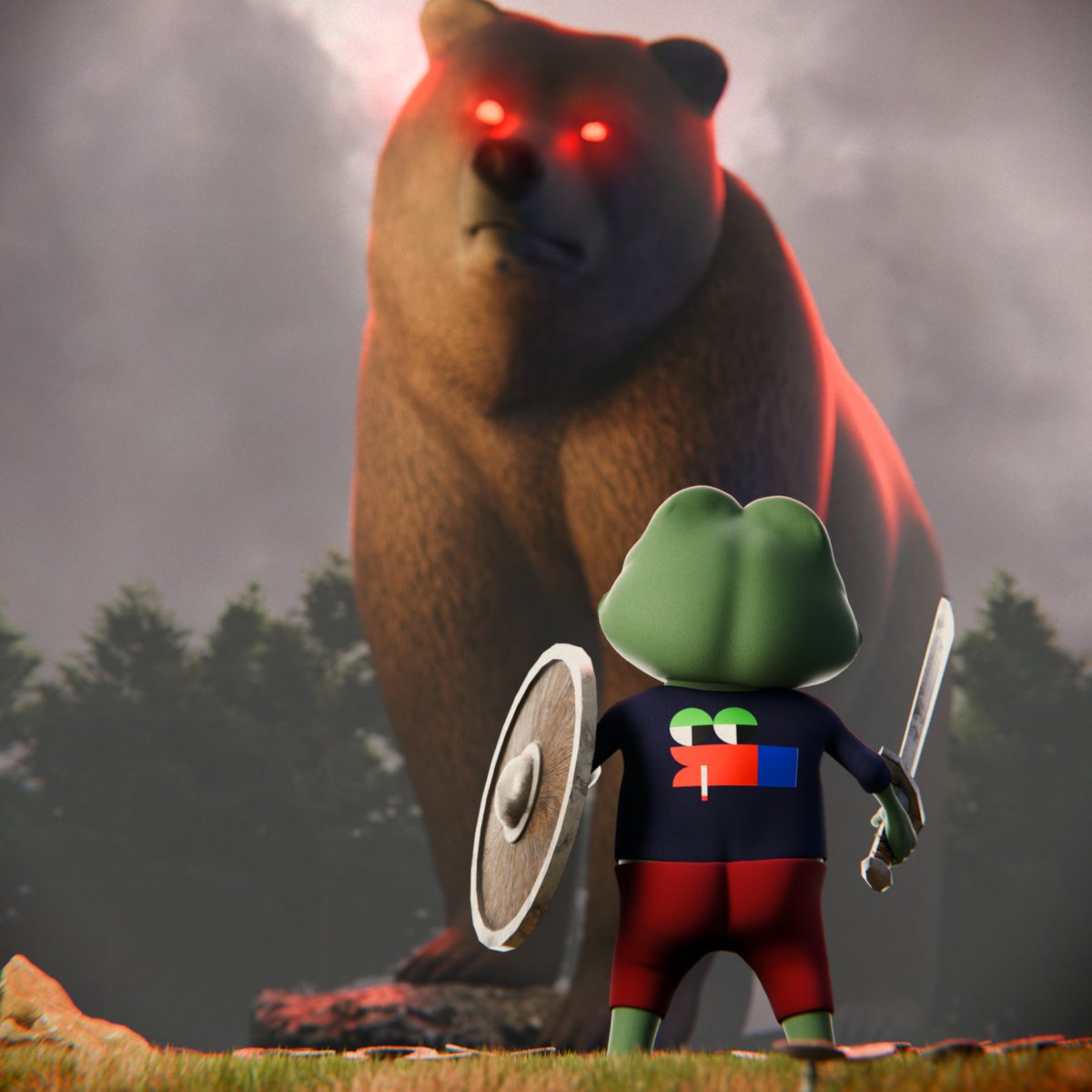 i know the progress and update seems slow but i assure u with my smol life dat we are working and trying our best

we shall slay the bear