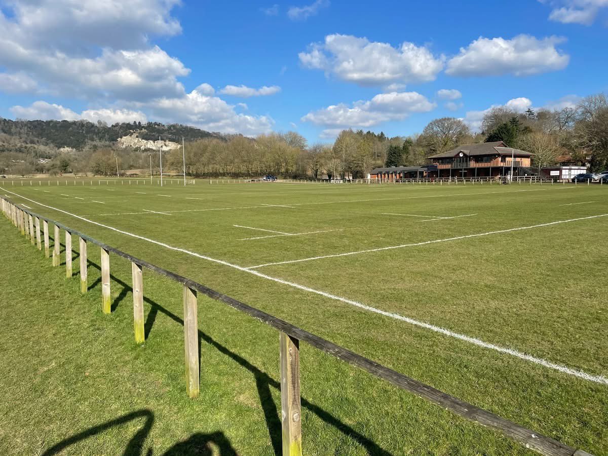Many thanks for Surrey Sports Turf Management for their work turning the bog that was last week’s pitch into the excellent state we find it in today.