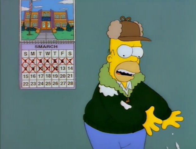 Oh, lousy Smarch weather.