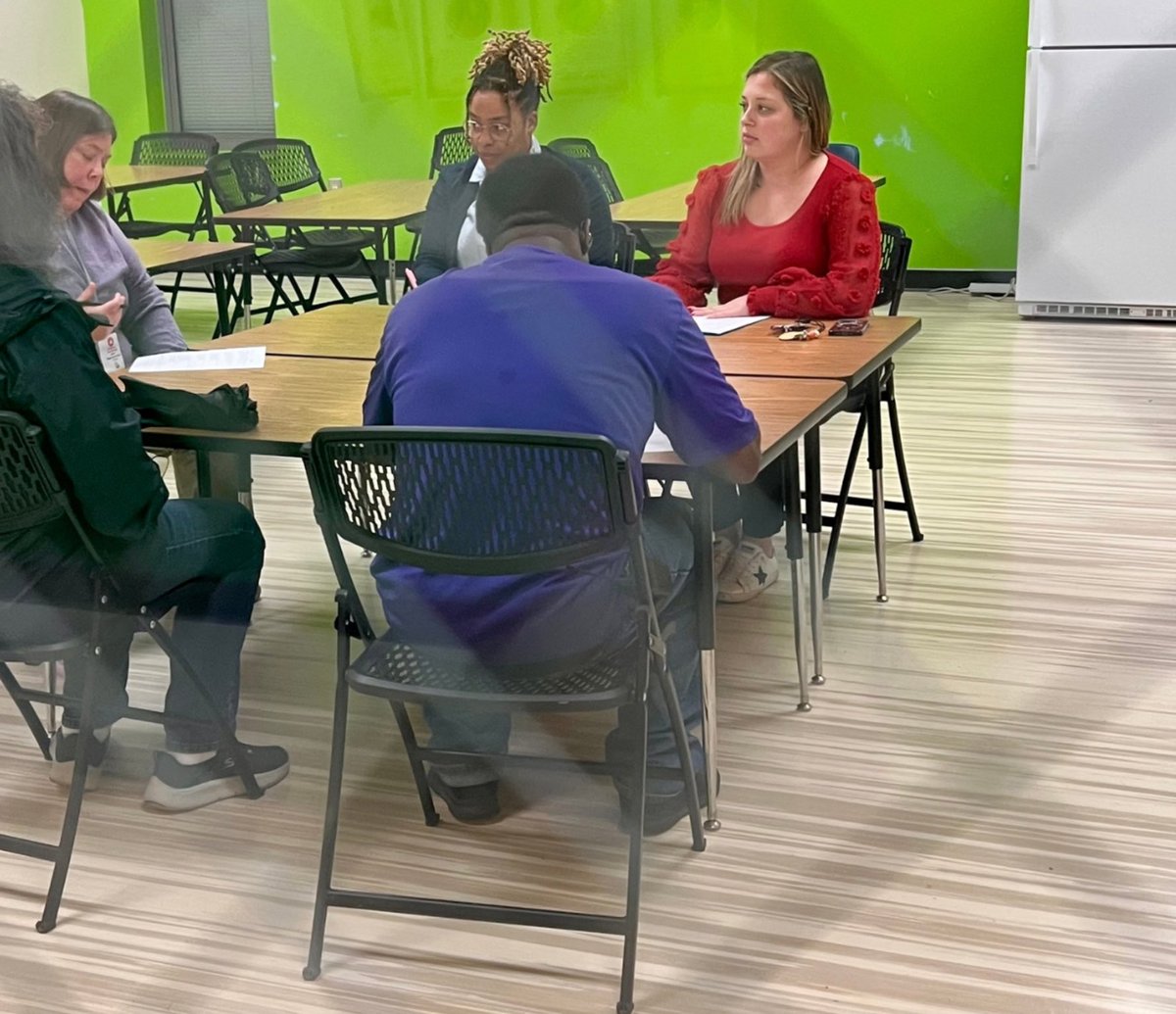 Building leadership capacity by including Admin Interns, Coach, and Custodian on interview panels.  #BuildEmUp #ItTakesTheVillage