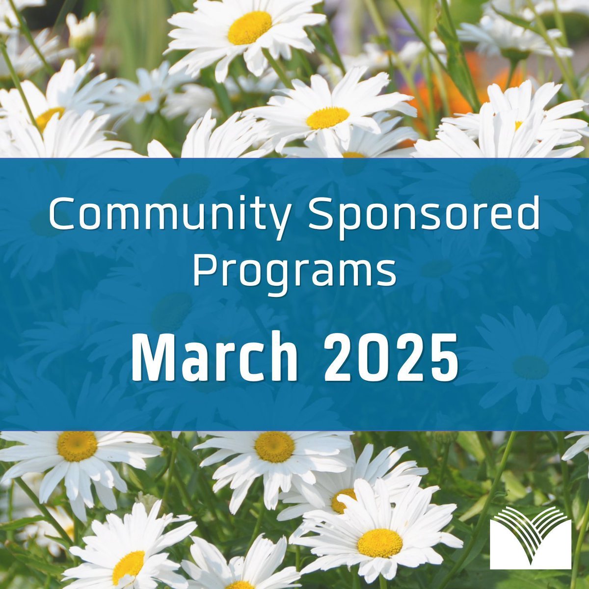 MtPleasantLib's tweet photo. Click here to see all of the community sponsored programs coming up in March: https://t.co/f6vMf0iM7c https://t.co/ovQ86wAZrb