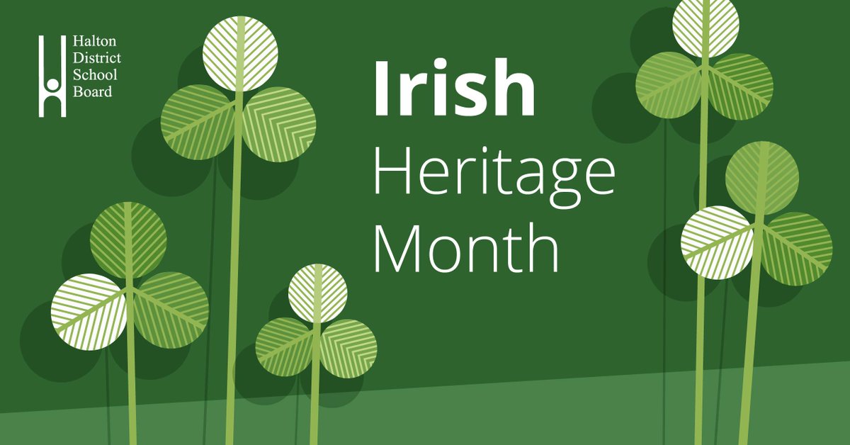 The HDSB recognizes March as Irish Heritage Month, a time to celebrate the rich history, culture and contributions of Canadians of Irish descent.