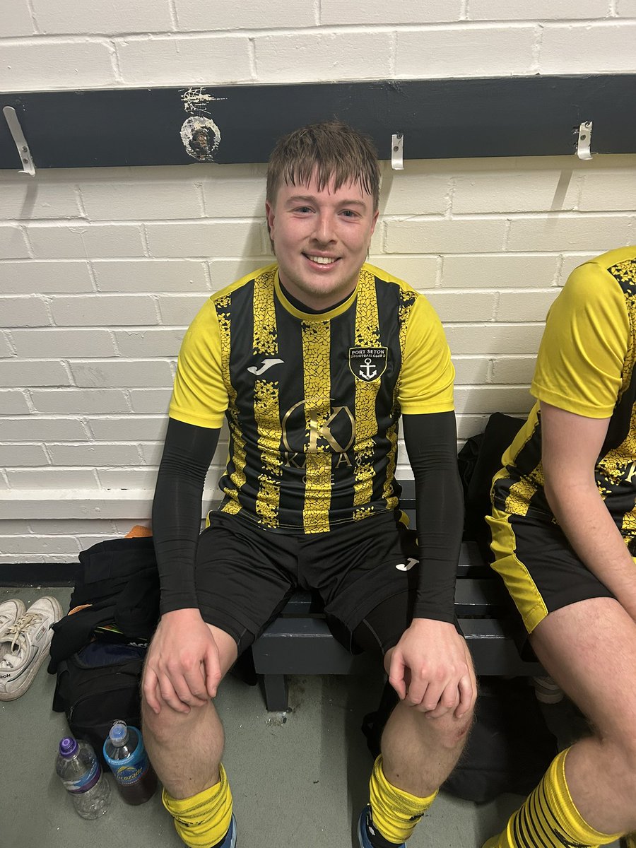 Port Seton FC (@portsetonfc) on Twitter photo Good win this morning for the boys in the cup! 7-1 final score! Goals from:
⚽️⚽️ Fairy
⚽️⚽️ <a href="/Fraserwalkerr/">Frase</a>
⚽️⚽️ <a href="/SeanKraske1998/">Séan Kraske</a>
⚽️ <a href="/AndrewDee96/">Andrew Donaldson</a>
A good team performance so it could have been a number of boys but MOTM today was <a href="/jordanbrown9/">Jordan Brown</a>
Mon the Seton! 💛🖤 Good win this morning for the boys in the cup! 7-1 final score! Goals from:
⚽️⚽️ Fairy
⚽️⚽️ <a href="/Fraserwalkerr/">Frase</a>
⚽️⚽️ <a href="/SeanKraske1998/">Séan Kraske</a>
⚽️ <a href="/AndrewDee96/">Andrew Donaldson</a>
A good team performance so it could have been a number of boys but MOTM today was <a href="/jordanbrown9/">Jordan Brown</a>
Mon the Seton! 💛🖤