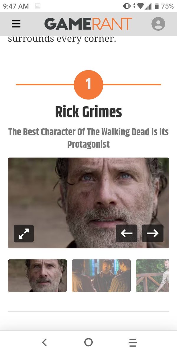 ThisisMeK23's tweet image. The Big 3 at it again. Ranked in the Top 3 on the 10 Best Characters In The Walking Dead TV Series list. 😊👍