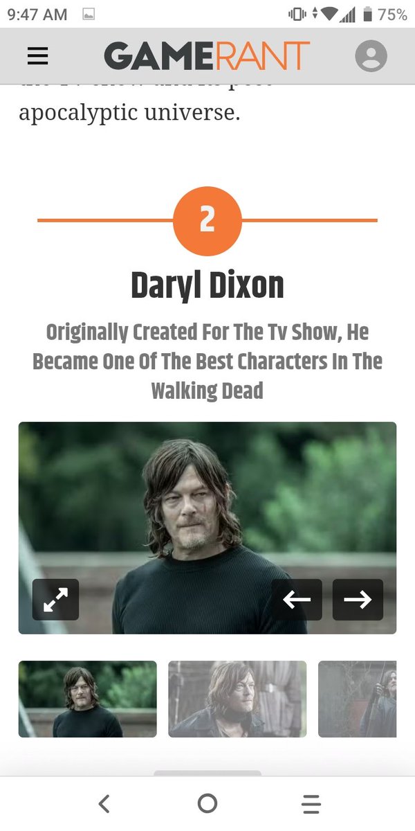ThisisMeK23's tweet image. The Big 3 at it again. Ranked in the Top 3 on the 10 Best Characters In The Walking Dead TV Series list. 😊👍
