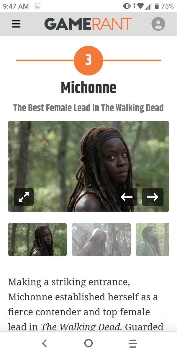 ThisisMeK23's tweet image. The Big 3 at it again. Ranked in the Top 3 on the 10 Best Characters In The Walking Dead TV Series list. 😊👍