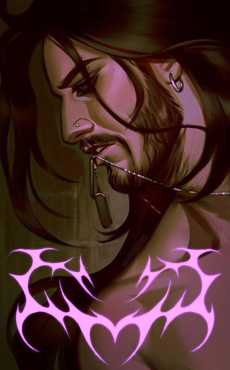 vekharious's tweet photo. johnny sketch #Cyberpunk2077 #JohnnySilverhand https://t.co/yrAYc519Kq