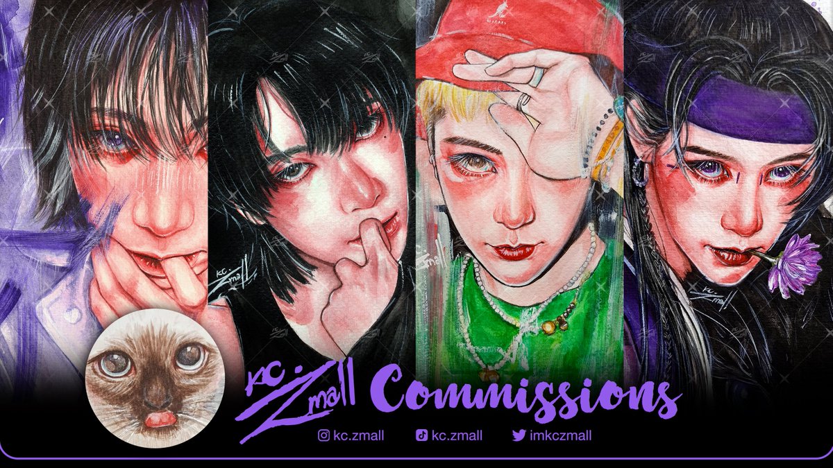 ( Pls kindly RT )  commission open ✨

💜 รูปน้องเตนล์ เปิดรับเรื่อยๆ 
หลังหักค่าอุปกรณ์ส่วนนึงโดเนทเข้า SO10²
#DONATIONforSO10 #DonationForTENwithTLT 
💜 A6 โดเนท 110 บาท / 1 รูป
💜 A5 โดเนท 227 บาท / 1 รูป

งานสีน้ำได้ทั้งไฟล์และผลงานจริง
สอบถาม/จองคิวได้ทาง DM

#kczcms
