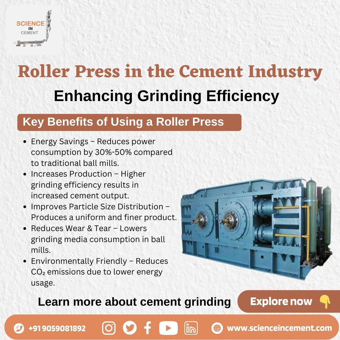ScienceC79853's tweet photo. Enhancing Grinding Efficiency in the Cement Industry 🔹

Are you looking to optimize cement grinding and boost production? The Roller Press is a game-changer! 🚀
📞 Contact us: +91 9059081892
🌐 Visit: https://t.co/nvJu4A53KY https://t.co/7GLbXcQIYQ
