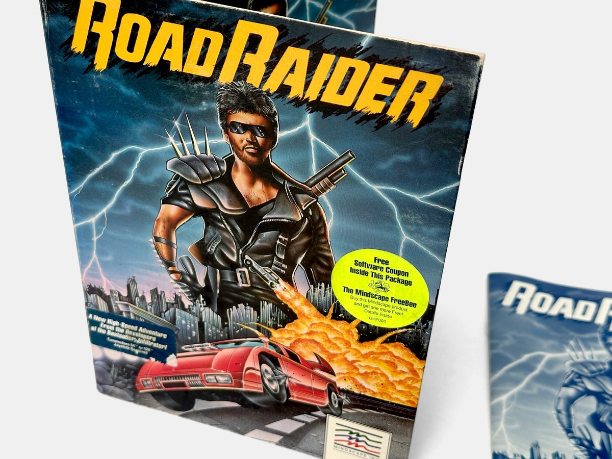 ErnstKrogtoft's tweet image. Road Raider, an attempt at Post-Apocalyptic Carnage
retro365.blog/2025/02/28/roa…
#RoadRaider #Mindscape #ChrisGray #GrayMatter #Commodore