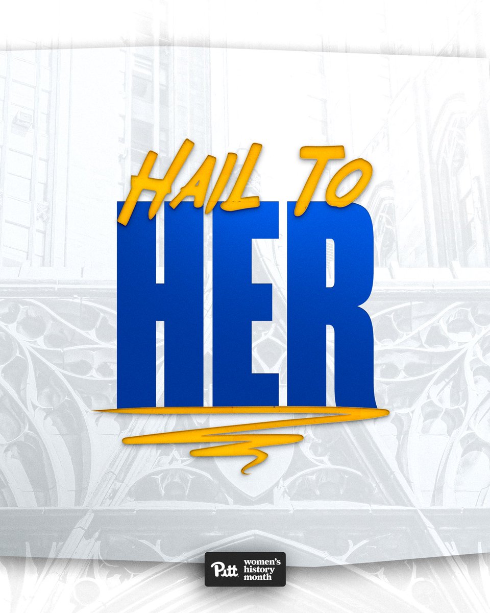 and as always, HAIL TO HER‼️

Celebrating our Panther women all month long! Thank you to those who have paved the way and continue to advance women’s sports. 🔵🟡