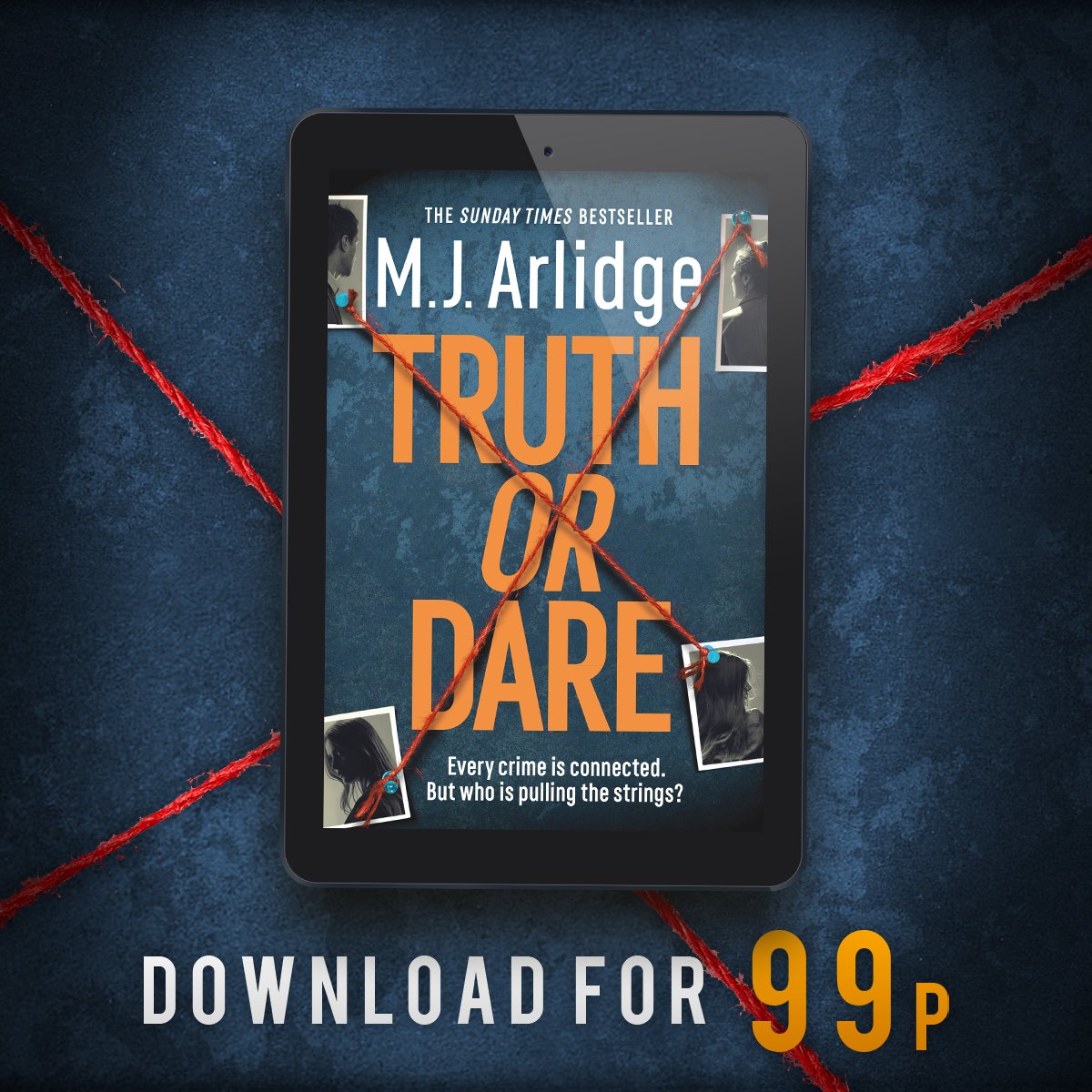 Every crime is connected.
But who is pulling the strings?

Grab TRUTH OR DARE by the master of the killer thriller <a href="/mjarlidge/">Matthew Arlidge</a> for just 99p in ebook! brnw.ch/21wR2tM