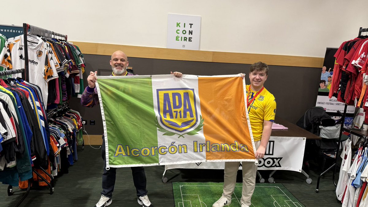 Alcorcรณn Irlanda (@alcorconirlanda) on Twitter photo Alcorcon Irlanda x <a href="/kitconeire/">Kit Con Eire</a>
A pleasure to meet everyone at the KitCon event in Dublin today spreading the word about our club ๐ Alcorcon Irlanda x <a href="/kitconeire/">Kit Con Eire</a>
A pleasure to meet everyone at the KitCon event in Dublin today spreading the word about our club ๐
