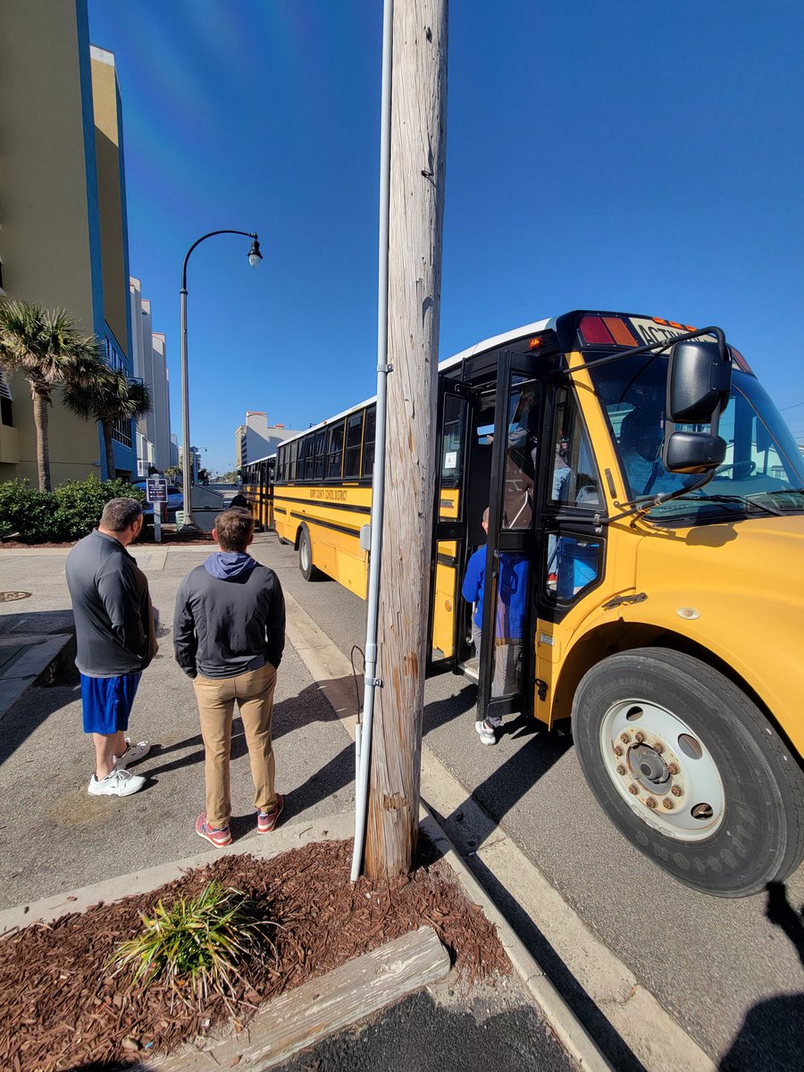 SC Wrestling Coaches Association (@scwca1989) on Twitter photo Loading the buses for the last trip back to <a href="/NMBAthletics/">North Myrtle Beach High School Athletics</a> to complete day 2 of North/South Loading the buses for the last trip back to <a href="/NMBAthletics/">North Myrtle Beach High School Athletics</a> to complete day 2 of North/South