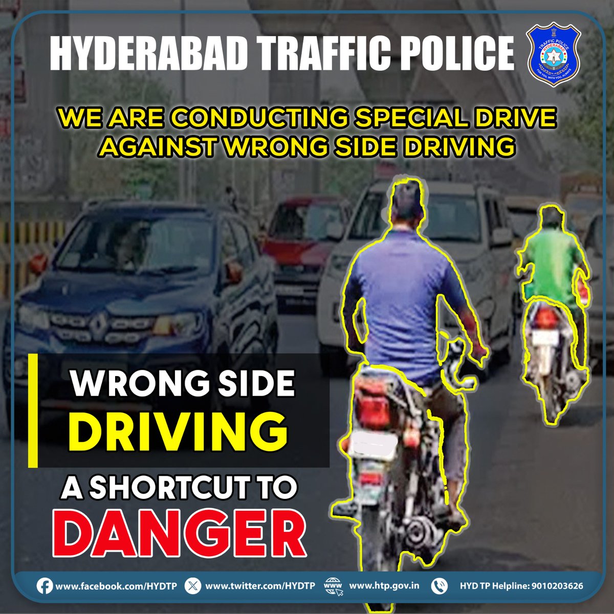 Hyderabad Traffic Police tweet media