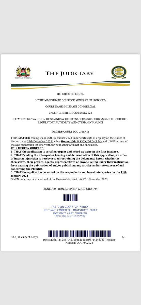 C_NyaKundiH's tweet image. These men nearly brought down the entire SACCO sector, yet they’re  walking free thanks to a Ksh. 3 million cash bail, despite over Ksh. 13 billion looted. When I first exposed them in 2023, the courts gagged me. In China, such cases don’t end in bail…they end with the hangman.