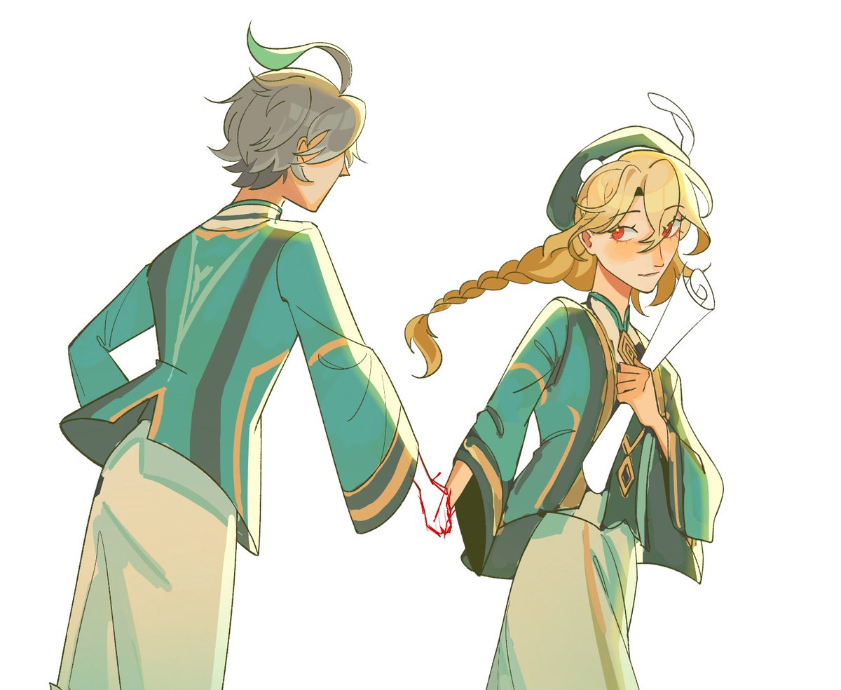 didnt realize i mostly draw them during their akademiya days…default haitham is too hard for me to draw sometimes im sorry shhshs